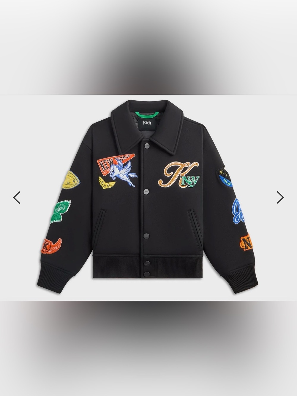 Kith Kids NY to The World Varsity Coaches Jacket XL 14/16 New
